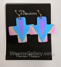 Large Cross Earrings by Dawson Design